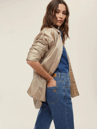 Jeans dritto in denim strech