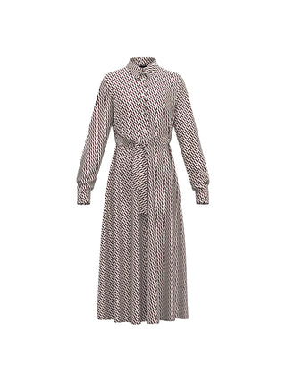 Abito in twill stampato