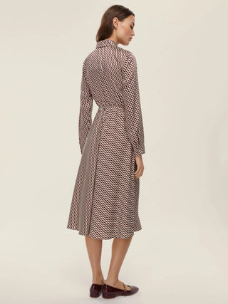 Abito in twill stampato