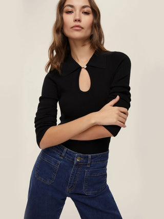 Maglia aderenti a polo