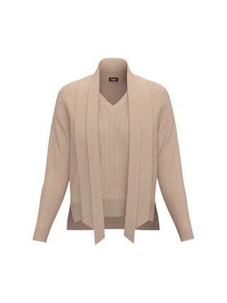 Maglia over con sciarpa