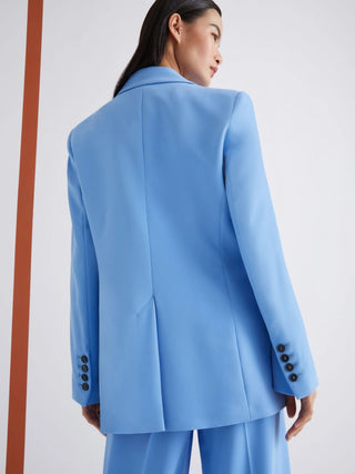 Giacca monopetto in envers satin