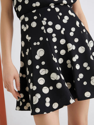 Gonna svasata con stampa