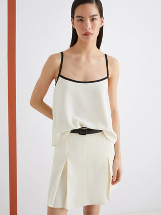 Slip top in envers satin