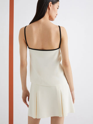 Slip top in envers satin