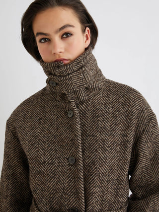 Cappotto dritto in resca