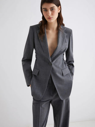 Blazer dritto stretch