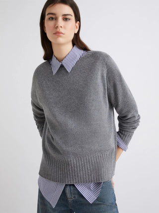 Maglia oversize in misto cashmere