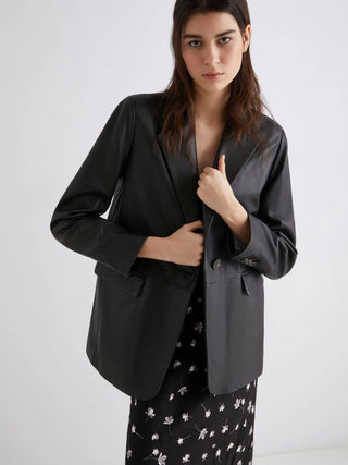 Blazer in pelle