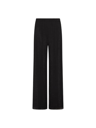 Pantalone in jersey con strass