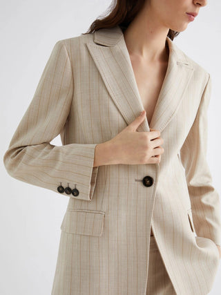 Blazer in tela stretch