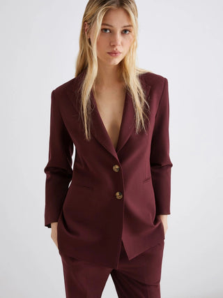 Blazer in tela di misto viscosa