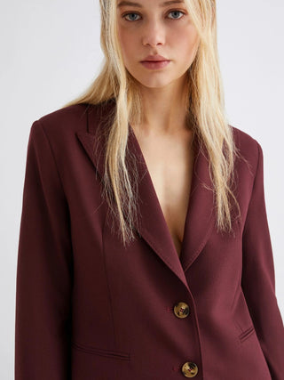 Blazer in tela di misto viscosa