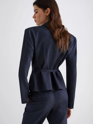 Giacca corta con cintura