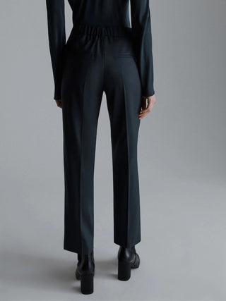 Pantalone slim in gabardina