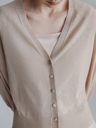 Cardigan in pura lana extrafine