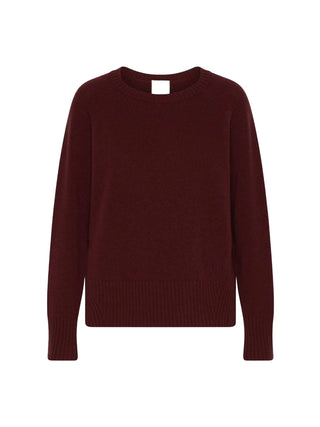 Maglia boxy in pura lana