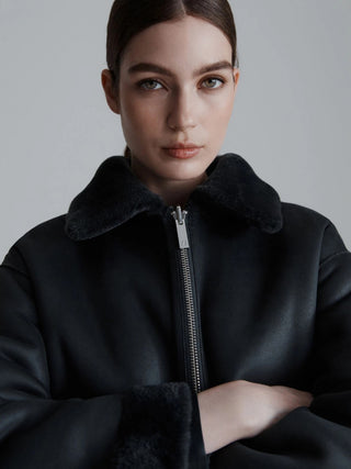 Giacca cocoon reversibile