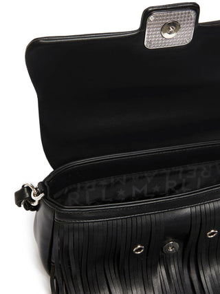 Borsa con frange e occhielli