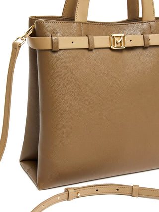 Tote verticale con cintura