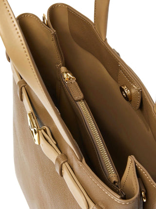 Tote verticale con cintura