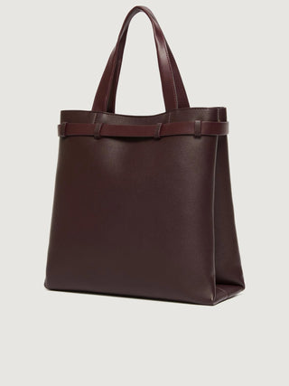 Tote verticale con cintura