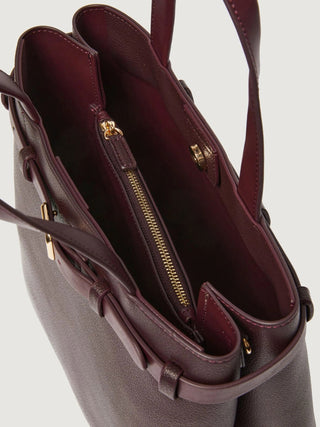 Tote verticale con cintura