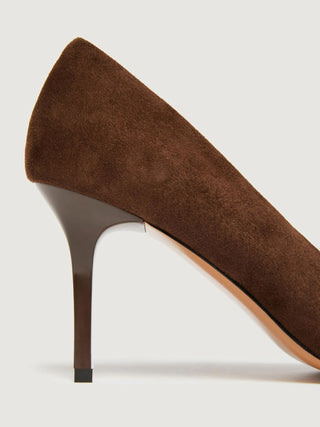 Décolleté con punta in metallo