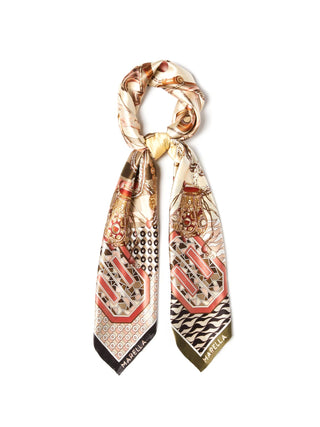 Foulard in raso di seta