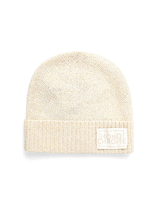 Berretto in misto cashmere con paillette