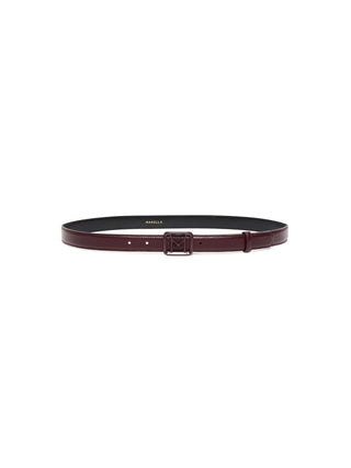 Cintura con fibbia verniciata