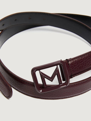 Cintura con fibbia verniciata