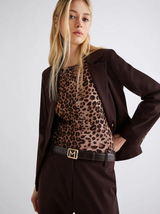 Cintura con fibbia dorata