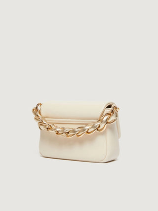 Borsa imbottita con manico a catena