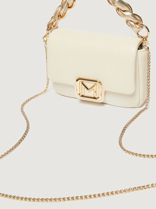 Borsa imbottita con manico a catena