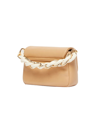 Borsa imbottita con manico a catena