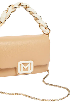 Borsa imbottita con manico a catena