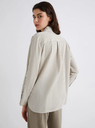 Camicia in twill lavato