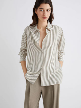 Camicia in twill lavato