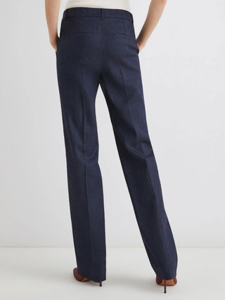 Pantalone aderente effetto denim
