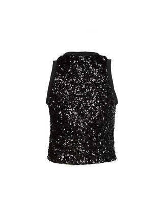 Top con paillettes