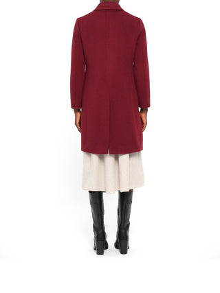 Cappotto con collo a camicia