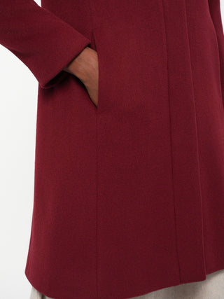 Cappotto con collo a camicia