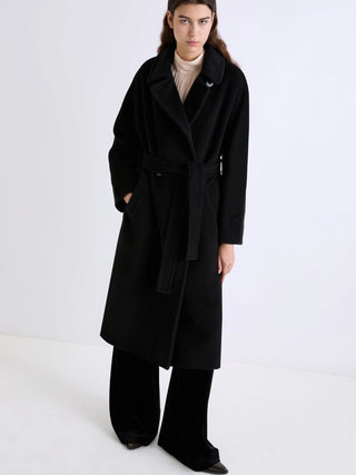 Cappotto doppiopetto in beaver