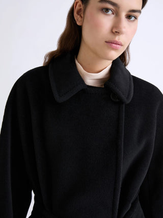 Cappotto doppiopetto in beaver