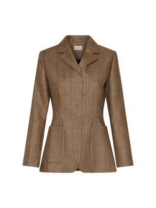 Giacca aderente in lana