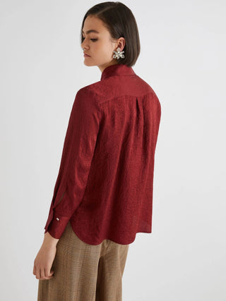 Camicia effetto crinckle