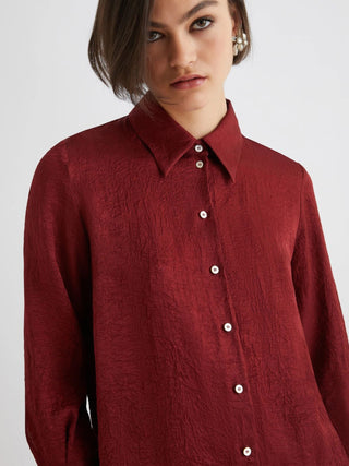 Camicia effetto crinckle