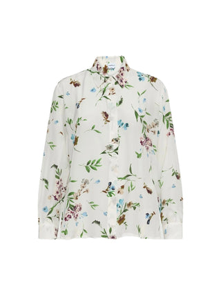 Camicia in seta stampata