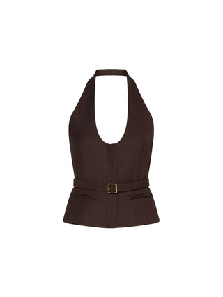 Gilet con schiena scoperta